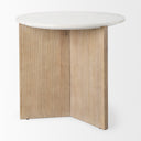 Mercana Enzo 32" x 32" x 29" Solid Wood Side Table