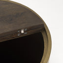 Mercana Eclipse 20" x 20" x 22" Metal Side Table