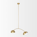 Mercana Cybill 41.7" x 9.5" x 9.8" Metal Chandelier