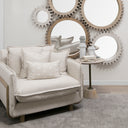 Mercana Roy 43.3" x 41.7" x 33.1" Arm Chair