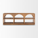 Mercana Bela 80" x 16" x 29" Glass Console Table