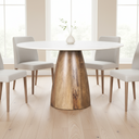 Mercana Allyson 48" x 48" x 30" Stone Dining Table