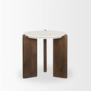 Mercana Rumer 21" x 21" x 20" Solid Wood Side Table