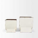 Mercana Medina 9.5" x 9.5" x 11" Metal Planter (Set of 2)