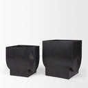 Mercana Medina 9.5" x 9.5" x 11" Metal Planter (Set of 2)