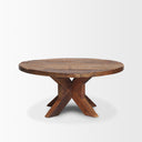 Mercana Heidi 39.5" x 39.5" x 18.5" Solid Wood Coffee Table