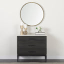 Mercana Divina 36" x 18.5" x 32" Solid Wood Accent Cabinet