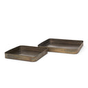 Mercana Varun 15.4" x 15.4" x 1.8" Metal Tray