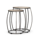 Mercana Clapp 22" x 21" x 26" Metal Side Table