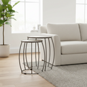 Mercana Clapp 22" x 21" x 26" Metal Side Table