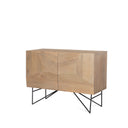 Mercana Darwin 44" x 17.5" x 30" Iron Accent Cabinet