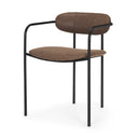 Mercana Parker 21.7" x 21.3" x 28.7" Metal Dining Chair