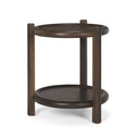 Mercana Romi 23.5" x 23.5" x 26" Solid Wood Side Table