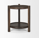 Mercana Romi 23.5" x 23.5" x 26" Solid Wood Side Table