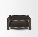 Mercana Romi 55.5" x 35" x 17" Solid Wood Coffee Table