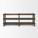 Mercana Romi 80" x 19" x 30" Solid Wood Console Table