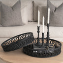 Mercana Haute 4.1" x 4.1" x 10.2" Metal Candle Holder