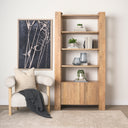 Mercana Beth 42" x 20" x 82" Solid Wood Wall Shelf