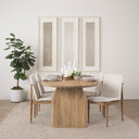 Mercana Cavett 18" x 24.2" x 33.5" Fabric Dining Chair