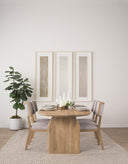 Mercana Tenton 23.5" x 19" x 36.8" Solid Wood Dining Chair