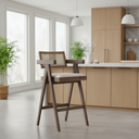 Mercana Indie 21.3" x 21.5" x 41.8" Solid Wood Stool