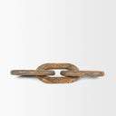 Mercana Reinir 14" x 4" x 0.9" Solid Wood Decorative Object