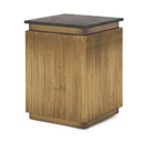 Mercana Satima 16" x 16" x 22" Metal Side Table