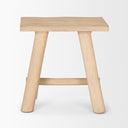 Mercana Sekou 18" x 14" x 18" Solid Wood Stool