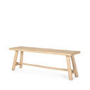 Mercana Sekou 56" x 16" x 19" Solid Wood Bench