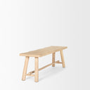 Mercana Sekou 56" x 16" x 19" Solid Wood Bench