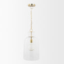 Mercana Sadah 11.3" x 11.3" x 21" Glass Pendant Lighting