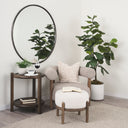 Mercana Romi 23.5" x 23.5" x 26" Solid Wood Side Table