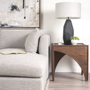 Mercana Laraya 24" x 24" x 24" Solid Wood Side Table