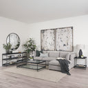 Mercana Trey 72" x 16.3" x 30" Iron Console Table