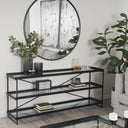 Mercana Trey 72" x 16.3" x 30" Iron Console Table