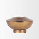 Mercana Quiana 8.3" x 8.3" x 4.8" Metal Vase