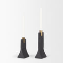 Mercana Polli 4.3" x 4.2" x 11.4" Metal Candle Holder
