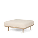Mercana Shae 37" x 37" x 16" Fabric Ottoman