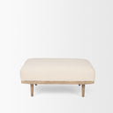Mercana Shae 37" x 37" x 16" Fabric Ottoman