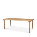 Mercana Suvan 84" x 42" x 30" Solid Wood Dining Table