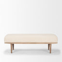 Mercana Shae 56" x 18" x 19" Solid Wood Bench