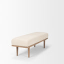 Mercana Shae 56" x 18" x 19" Solid Wood Bench