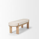 Mercana Sohan 63" x 18" x 19" Wood Bench
