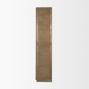 Mercana Sina 39.4" x 17.7" x 80.7" Solid Wood Storage Cabinet