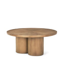 Mercana Tavi 39.3" x 39.3" x 16.5" Solid Wood Coffee Table