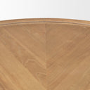 Mercana Tavi 39.3" x 39.3" x 16.5" Solid Wood Coffee Table