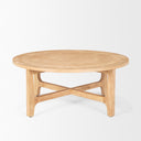 Mercana Taylin 39" x 39" x 16.8" Solid Wood Coffee Table