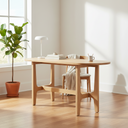 Mercana Taylin 59.8" x 25.6" x 30" Solid Wood Desk