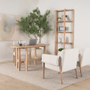 Mercana Taylin 33" x 14" x 83" Solid Wood Wall Shelf