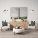 Mercana Cybill 12.6" x 12.6" x 53.9" Metal Pendant Lighting